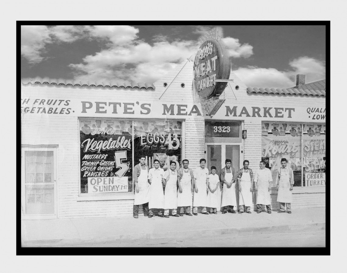 Quintero's Meat Market in the 1950s